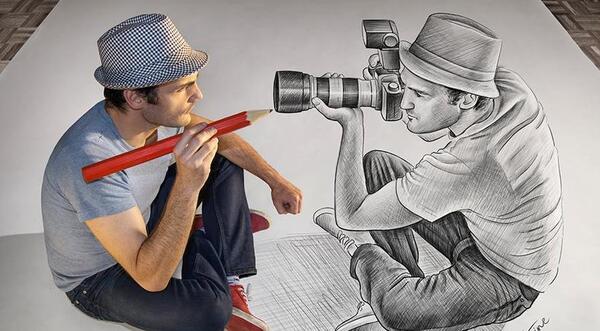 عکس نقاشی زیبا هنرمندانه