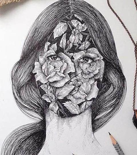 عکس نقاشی زیبا هنرمندانه