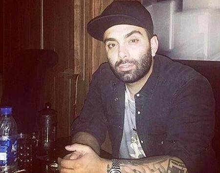 عکس تاتو دست مسعود صادقلو