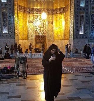 عکس فیک دختر در حرم امام رضا