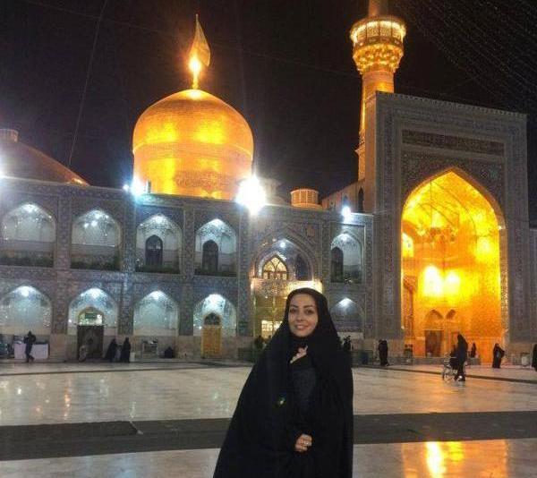 عکس فیک دختر در حرم امام رضا