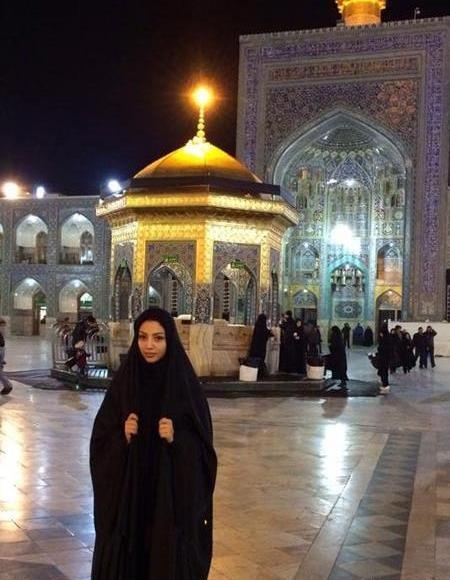 عکس فیک دختر در حرم امام رضا