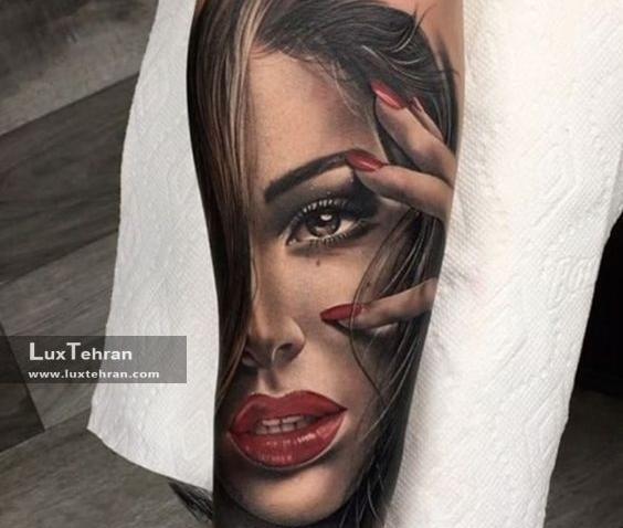 عکس تاتو روی دست رخ