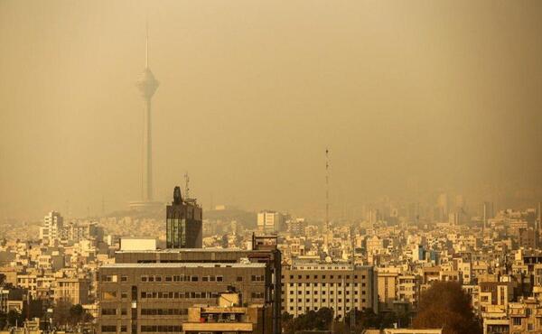 عکس از آلودگی هوای تهران