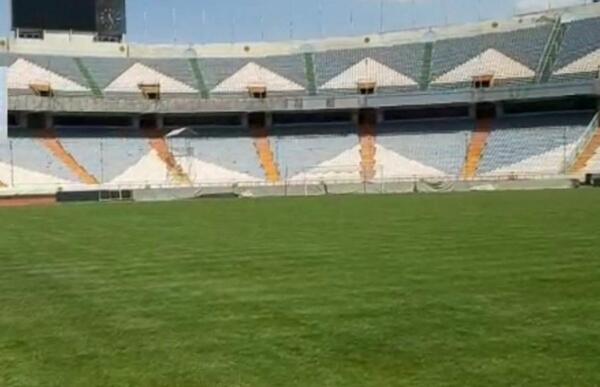 عکس چمن ورزشگاه آزادی