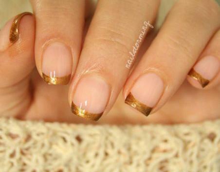 عکس مدل ناخن فرنچ پاییزه