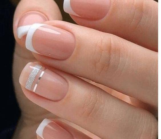 عکس مدل ناخن فرنچ پاییزه
