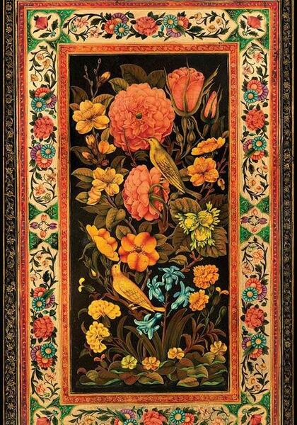 عکس نقاشی گل پینترست