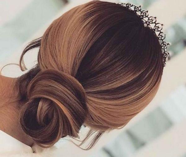 عکس شینیون مو امبره