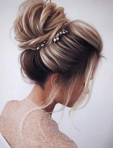 عکس شینیون مو امبره