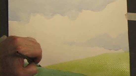 عکس نقاشی ساده و زیبا با آبرنگ