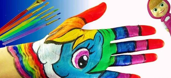 عکس نقاشی ساده و زیبا پونی کوچولو