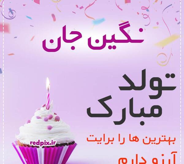 عکس نگین جون تولدت مبارک