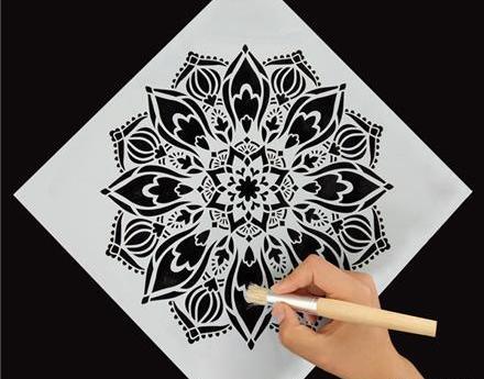 عکس شابلون نقاشی مدرن