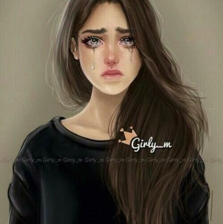 عکس پروفایل دخترانه گریه