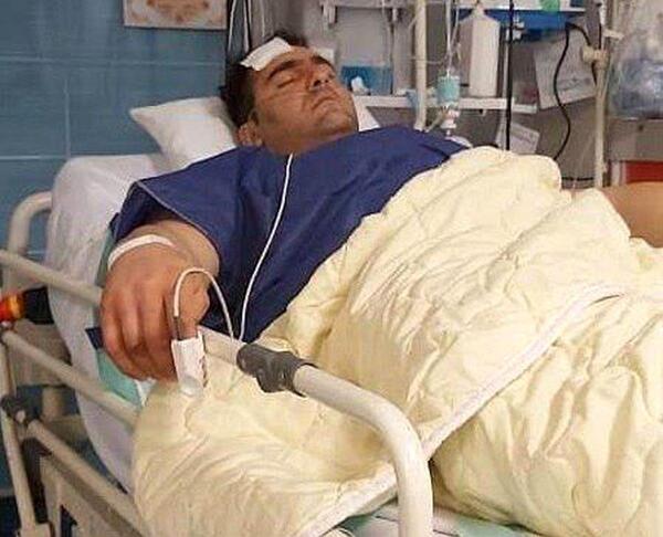 عکس عاشقانه روی تخت بیمارستان