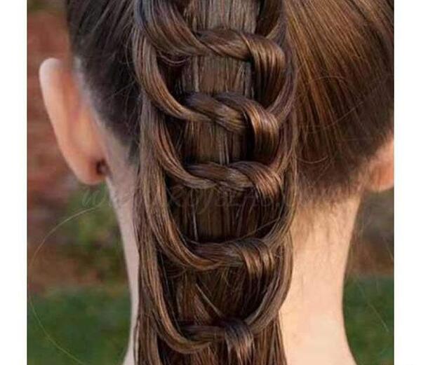 عکس بافت مو گره ای