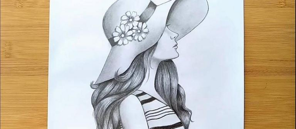 عکس نقاشی دختر طراحی