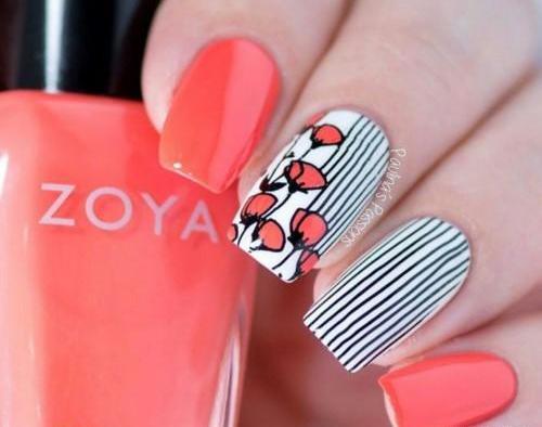 عکس مدل ژلیش ناخن کوتاه بچه گانه