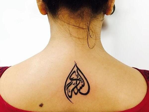 عکس تتو دست خدا
