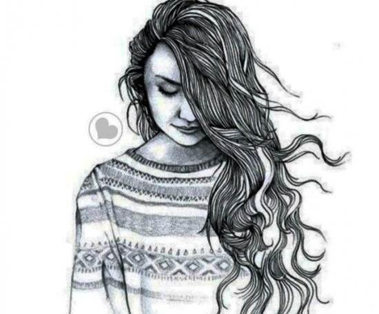 عکس نقاشی دختر لاکچری