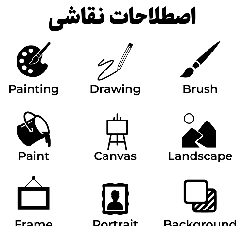 عکس نقاشی سیاه قلم به انگلیسی