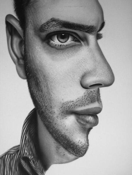عکس نقاشی سیاه قلم به انگلیسی