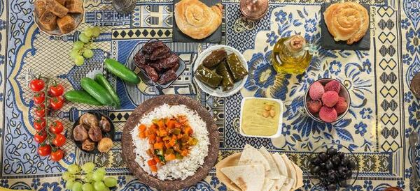عکس سفره های افطار
