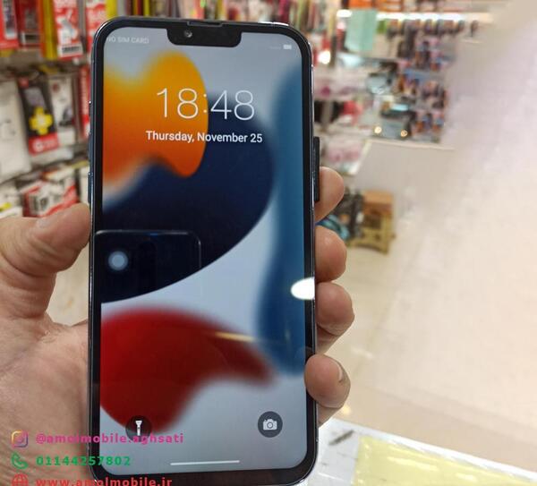 عکس گوشی آیفون ۱۳ سفید