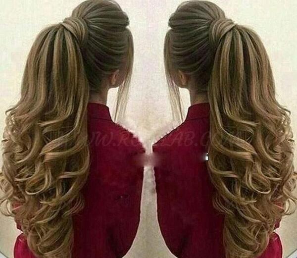عکس شینیون موهای باز
