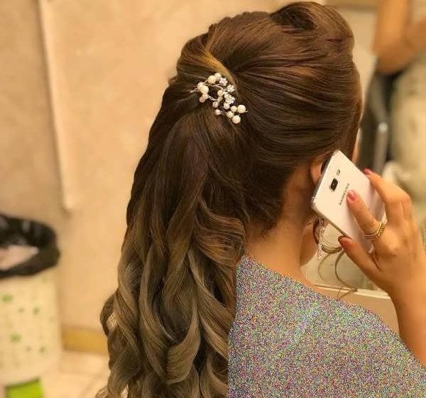 عکس شینیون موهای باز