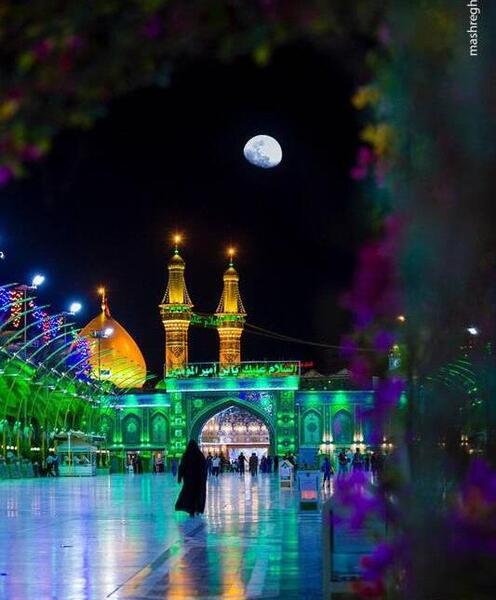 عکس فوق العاده زیبا بین الحرمین