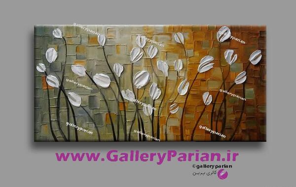 عکس نقاشی گل طوسی