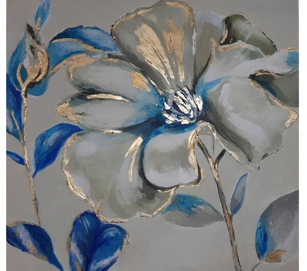 عکس نقاشی گل طوسی