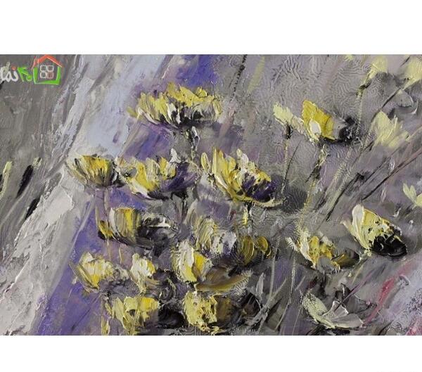 عکس نقاشی گل طوسی