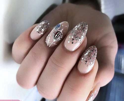 عکس مدل ناخن ژورنالی