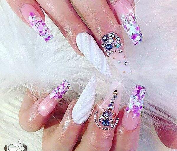 عکس مدل ناخن ژورنالی