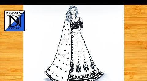 عکس نقاشی سیاه قلم هندی