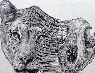 عکس نقاشی سیاه قلم هندی