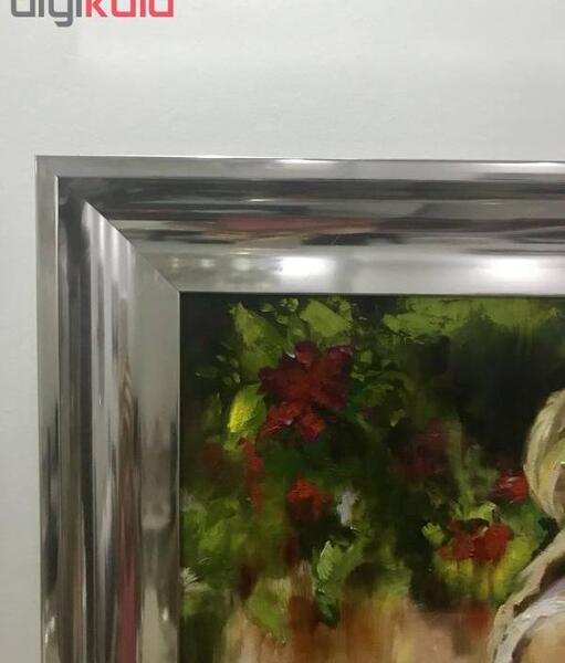 عکس نقاشی دختر نشسته