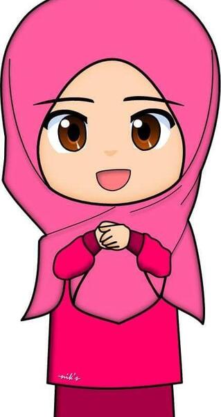 عکس نقاشی دختر حجاب