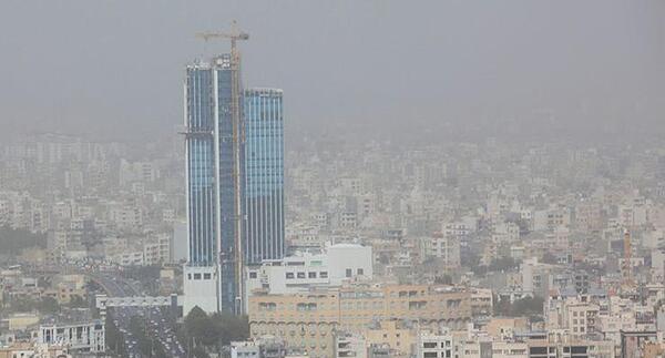 عکس از آلودگی هوای مشهد