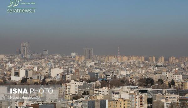 عکس از آلودگی هوای مشهد