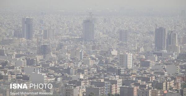 عکس از آلودگی هوای مشهد