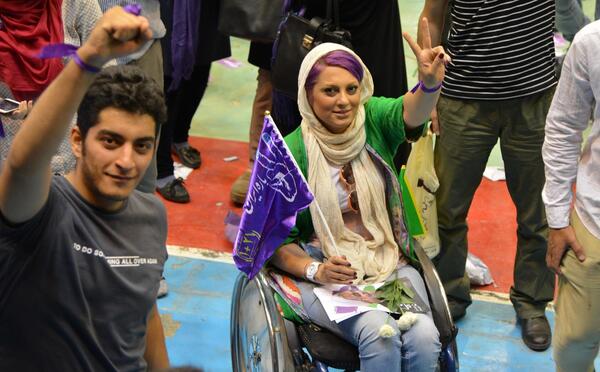 عکس های طرفداران روحانی