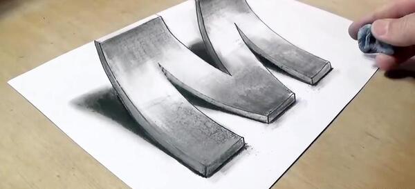 عکس نقاشی زیبا سه بعدی