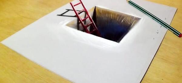 عکس نقاشی زیبا سه بعدی