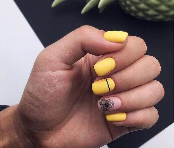 عکس مدل ژلیش ناخن کوتاه تابستانی