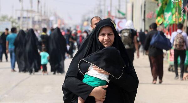 عکس چادری اربعین