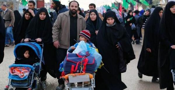 عکس چادری اربعین